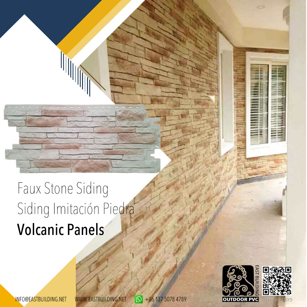 Vinyl Faux Stone Volcanic