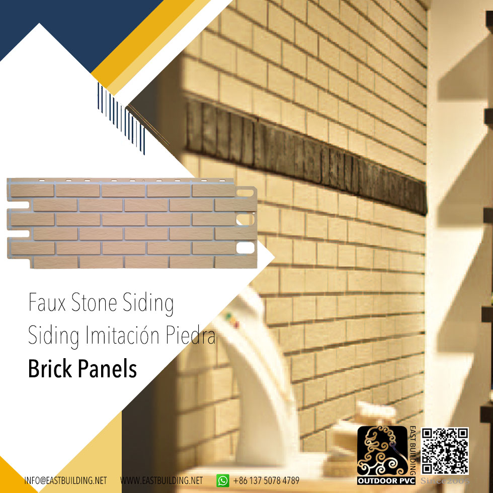Vinyl Faux Stone Brick