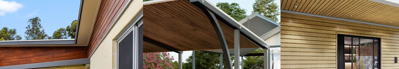 PVC Wooden Soffit - Twin