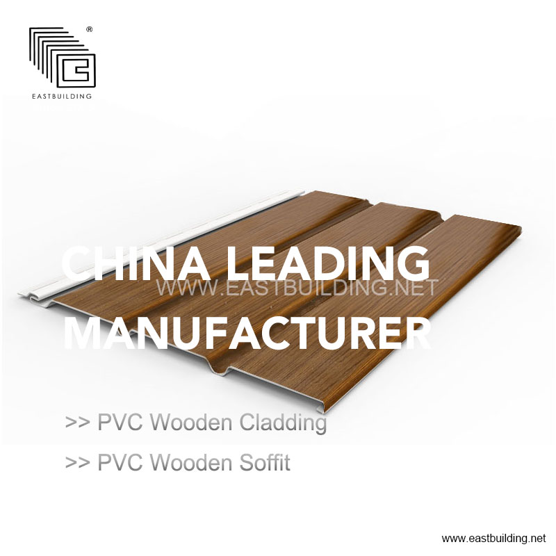 PVC Wooden Effect Soffit