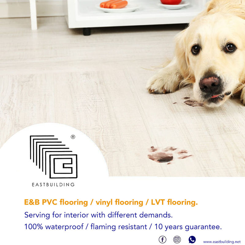 E&B PVC flooring (pisos de pvc ) hot selling in S.America