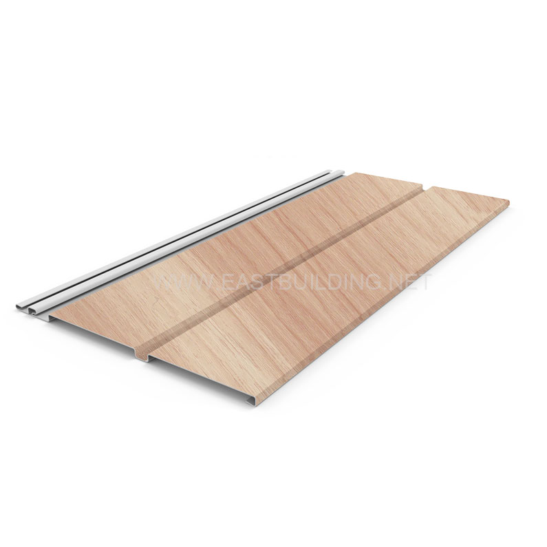 PVC Wooden Soffit - Twin