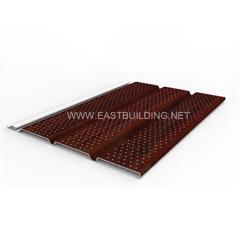 PVC Soffit Model B Wood