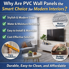 Why Are PVC Wall Panels the Smart Choice for Modern Interiors