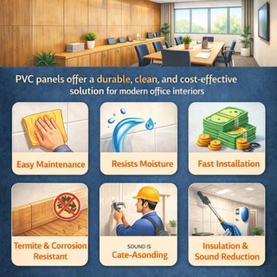 What Are the Advantages of PVC Panels for Offices