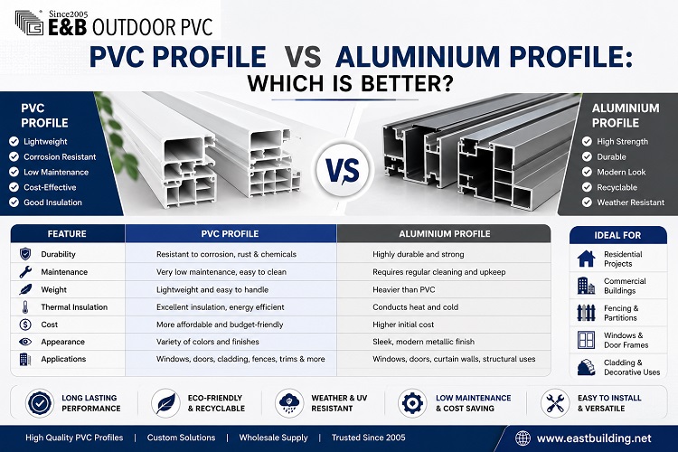 PVC Profile vs Aluminium Profile: Which Is Better?